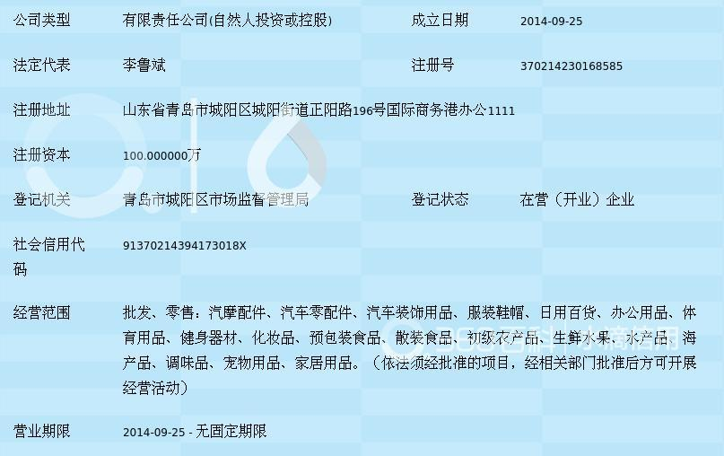 青岛御世盈商贸